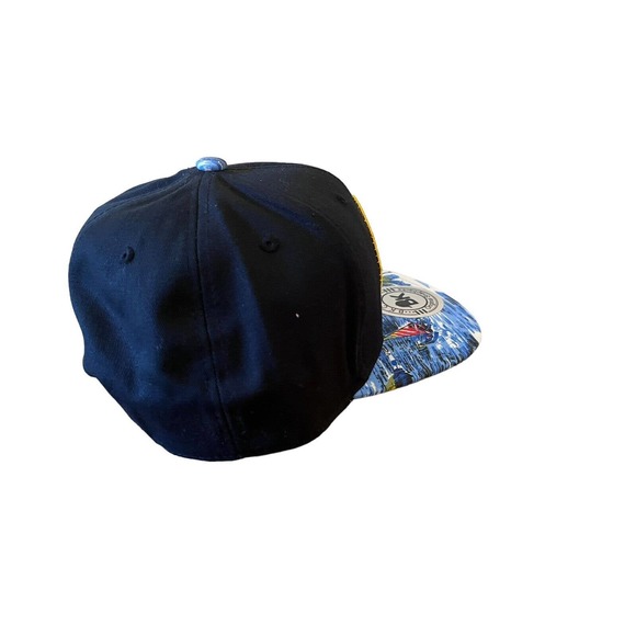 Nile Cannon Railway Embroidered Black Snap Back Hat - Picture 4 of 7